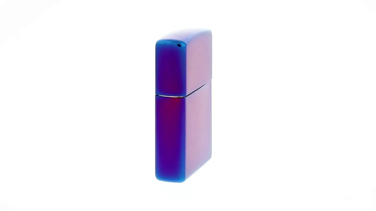 Zippo lighter blue ice design