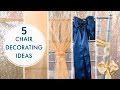 5 Chiavari Chair Decorating Ideas | BalsaCircle.com