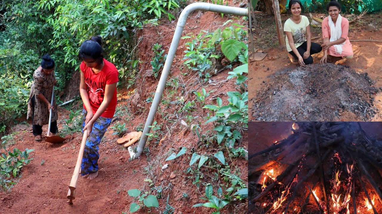 ಗಿಡಗಳು ಬೇಗ ಬೆಳೆಯಲು ಇಂತಹ ಮಣ್ಣನ್ನು ಹಾಕಿ ನೋಡಿ-ಸುಡುಮಣ್ಣು | ತೋಟದ ದಾರಿಯ ಕೆಲಸ | Tulu Vlog | Kannada vlog