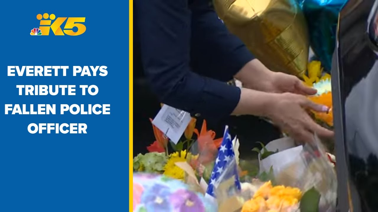 Everett community mourns loss of officer shot and killed in line of ...