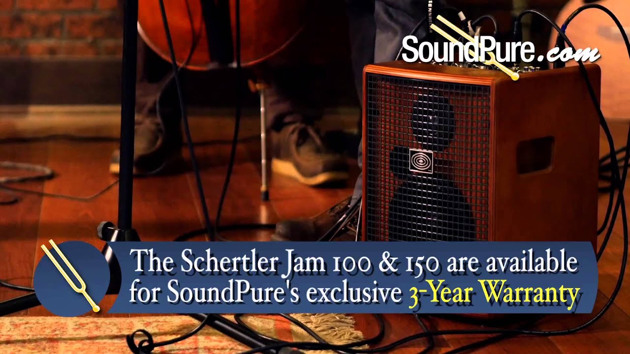 Schertler Jam 100 and Jam 150 Acoustic Amp Demo