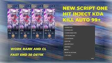 SCRIPT GAME GUARDIAN MLBB ONE HIT |JUMP TIME| INJECT SAVAGE | INJECT KDA | CARA PUSH TB PAKE GG