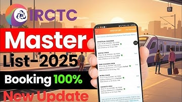 IRCTC Master list loading | how to book tatkal ticket in irctc | tatkal ticket booking in mobile