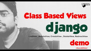 Django class based generic views tutorial  #unboxingmind