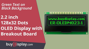 SPI I2C Green 2.2" inch Arduino,Raspberry Pi OLED Display 128x32