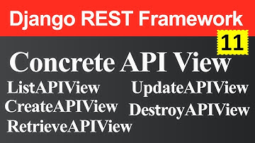 Concrete View Class in Django REST Framework (Hindi)