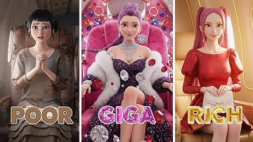 Kpop Demon Hunters: Huntrix Rumi, Mira, Zoey Got Trouble in Airplane! | Official Music Video