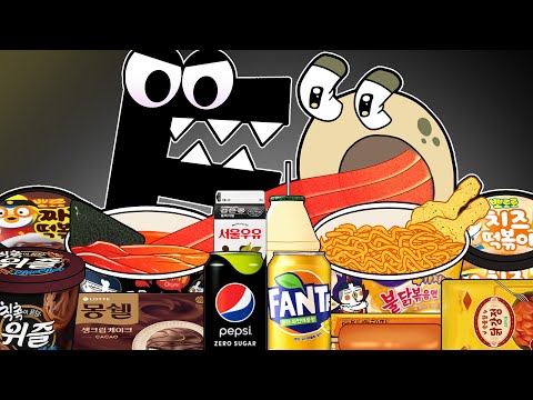 convenience-store-black-yellow-food-alphabet-lore-f-vs-q-mukbang!-|-alphabetlore-animation-|-asmr