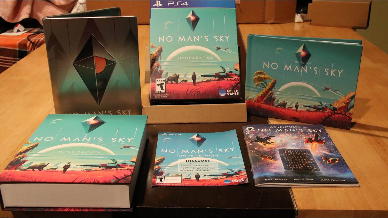 No Man's Sky Limited Edition Unboxing (US Version) - YouTube