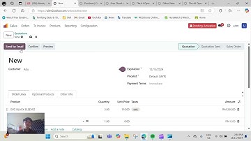ISP581 : Demonstration of ERP Software - Odoo
