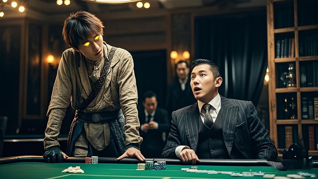 Poor boy came to the casino and was laughed at by everyone.But he had clairvoyance and won 100000000