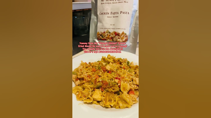 Yummy freeze dried home-cooked meals‼️ #yummyfood #freezedried #foodie #camping #pantry #meals #like