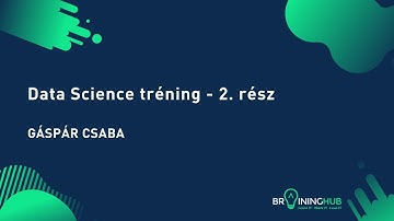 Data Science tréning - 2021. Ősz - 2. rész