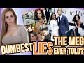 How the meg immediately destroyed her credibility with trivial lies meghanmarkle lies princeharry