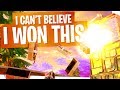 I can't believe I won this... - Crazy Fortnite Solo Win