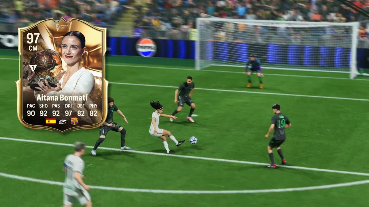 Aitana Bonmati Ballon d'Or card  Goal Fc 25 (All Angles).