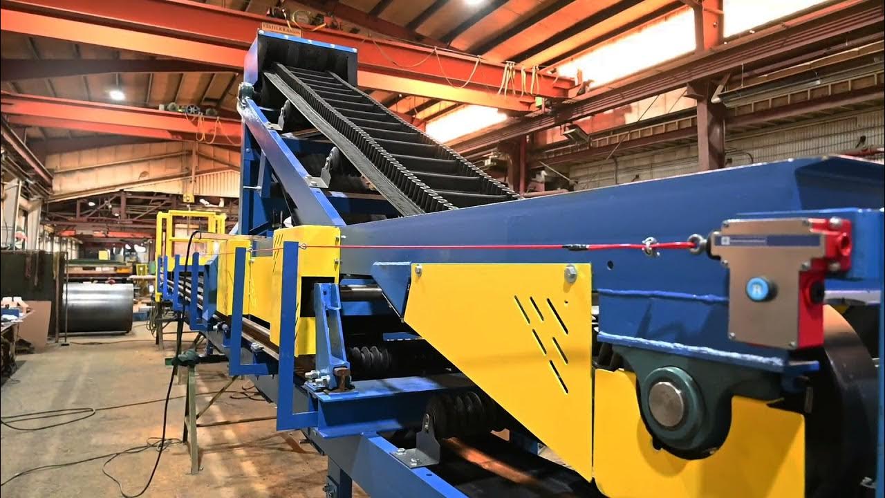 Custom Tripper Conveyor With Flexwall Belt YouTube custom-tripper-conveyor-with-flexwall-belt-youtube