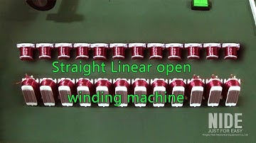Automatic Straight linear open stator winding machine for BLDC inner stator