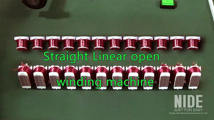 Automatic Straight linear open stator winding machine for BLDC inner stator