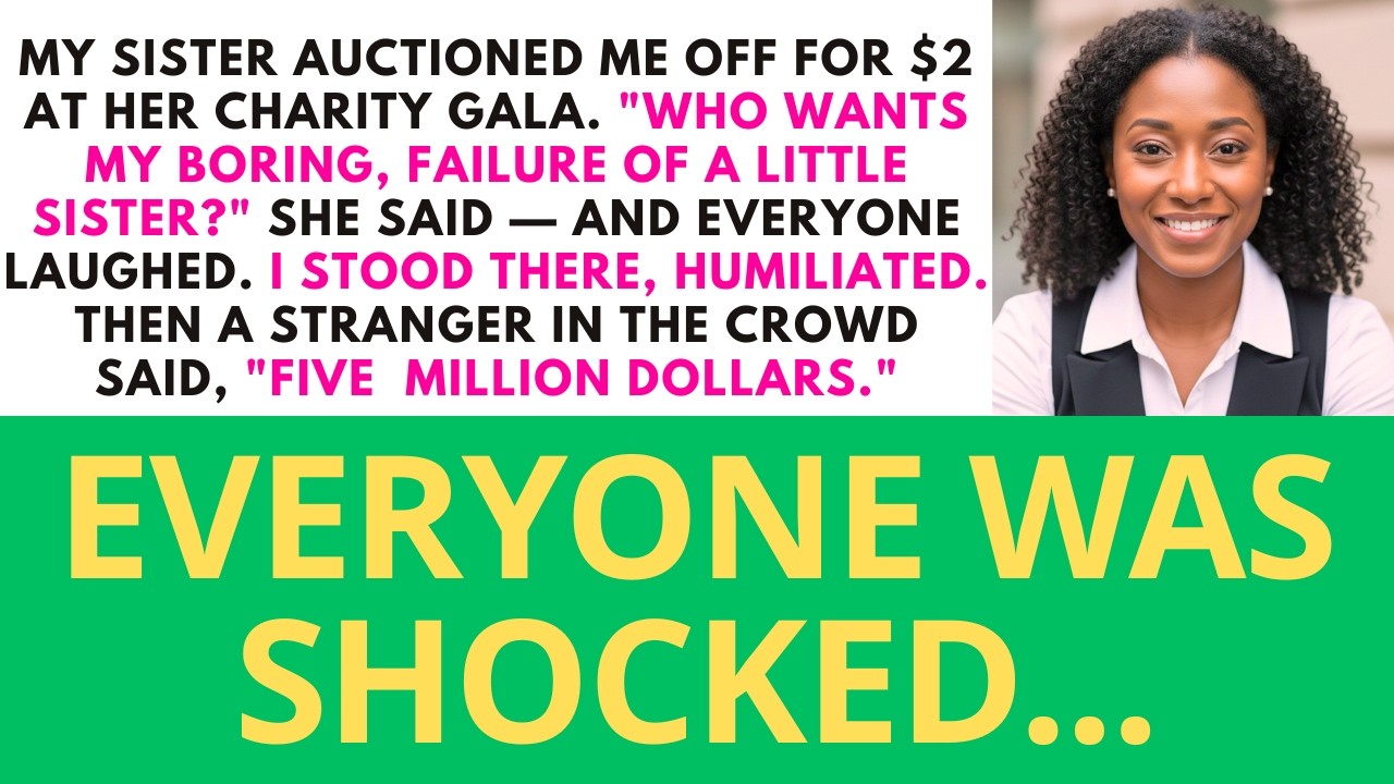 At The Charity Gala, My Sister Auctioned Me Off For $2 — But Then... | Sweet Comfort Stories