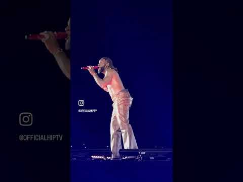 Laho Shallipopi Ft Burnaboy Remix Performed Live At StadeDeFranceParis