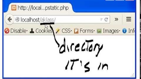 PHP OOPs, Static Variables, Run the program