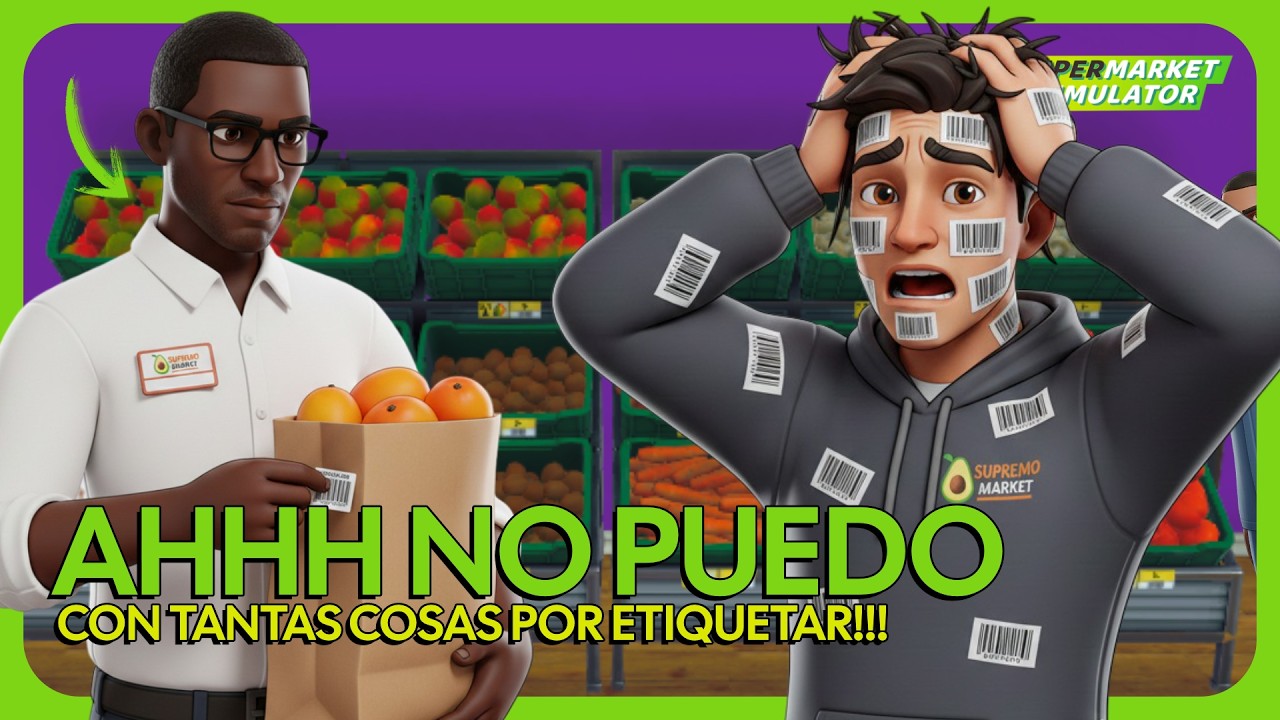 AHHH ESTA LICENCIA ME VA A DEJAR SIN PELOS!! LOKURITA VRO!! | SUPERMARKET SIMULATOR (26) Sintax07YT