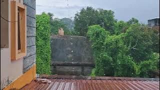 Aesthetic Rain View from My Balcony (2nd Floor Dorm)