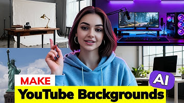 Remove & Generate AI Background for your Video | Make YouTube Backgrounds with AI
