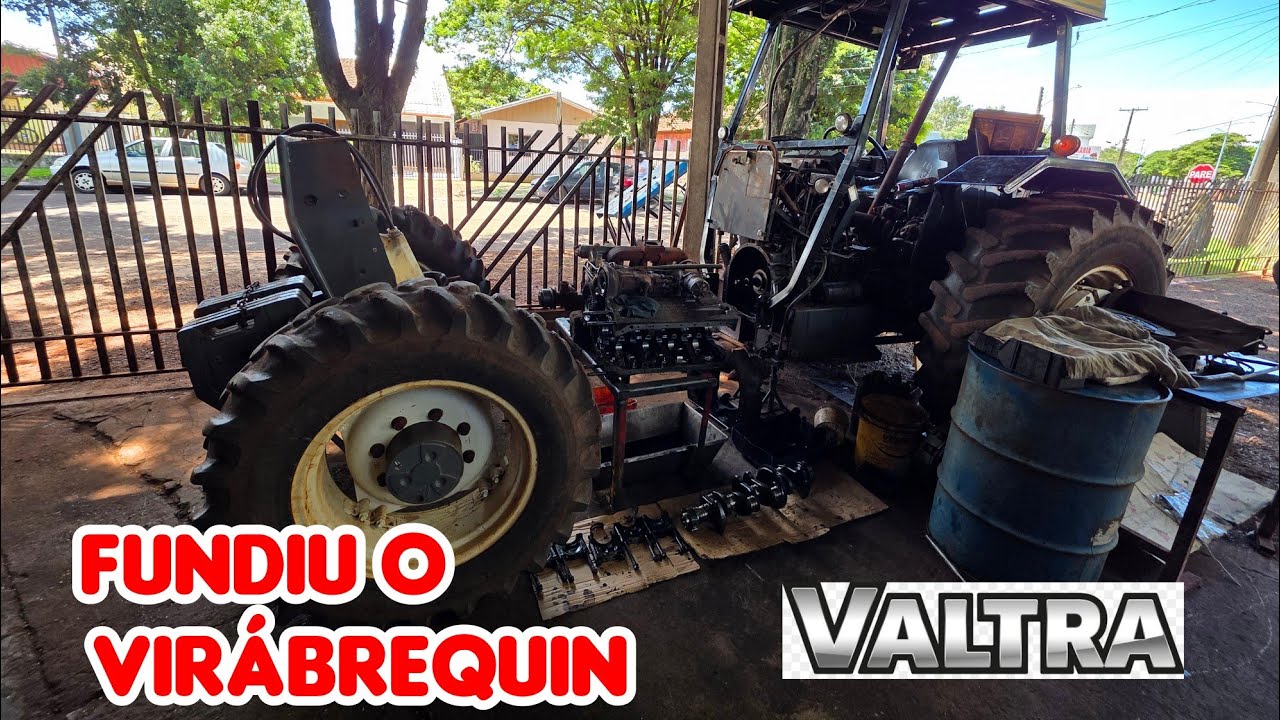 Fundiu O Virábrequin Do Valtra 785 4x4 Turbo 