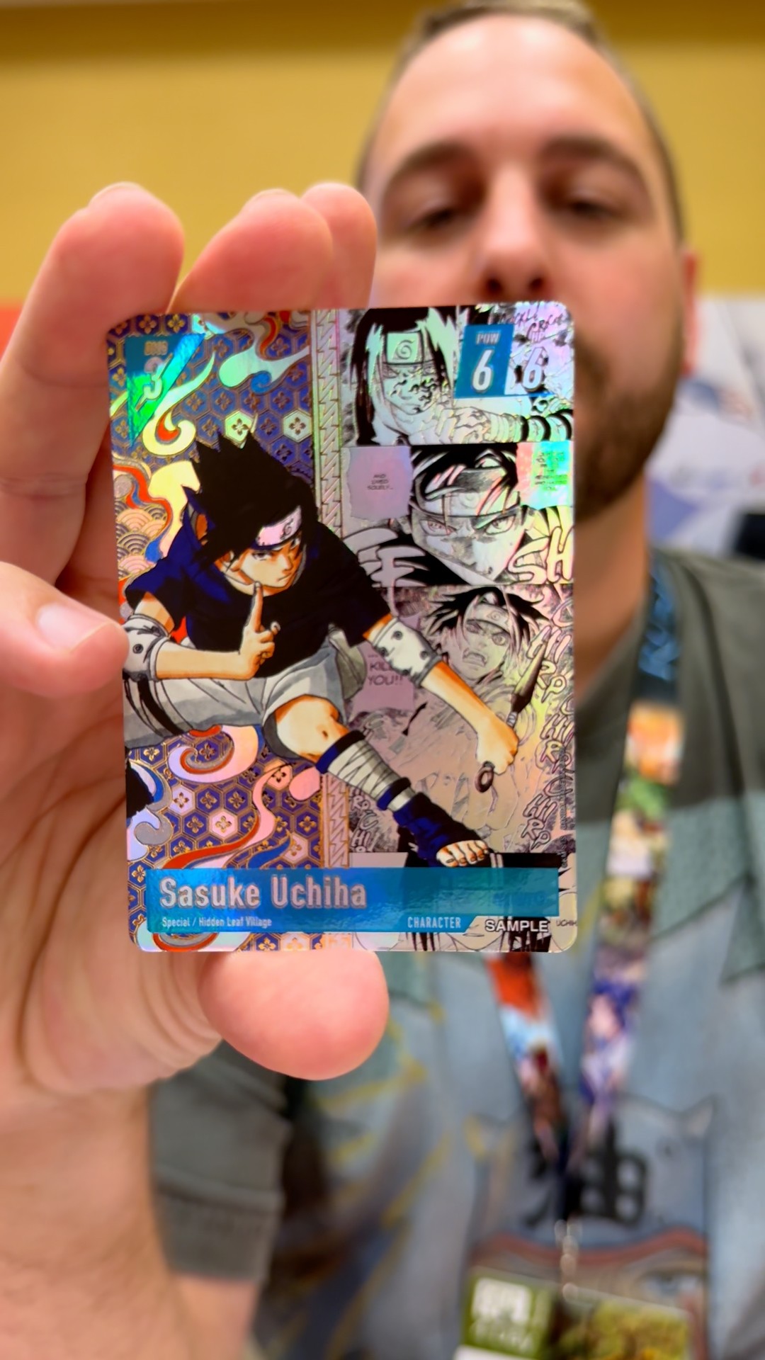 Hands on look at the new Bandai Naruto Card Game high end cards