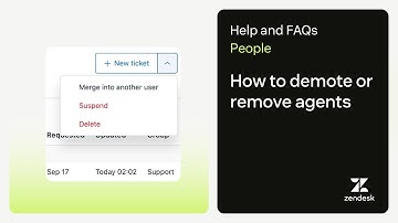 How to demote or remove agents