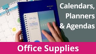 Calendars, Planners & Agendas: What's the Difference? | HopeCopeNope.com screenshot 1