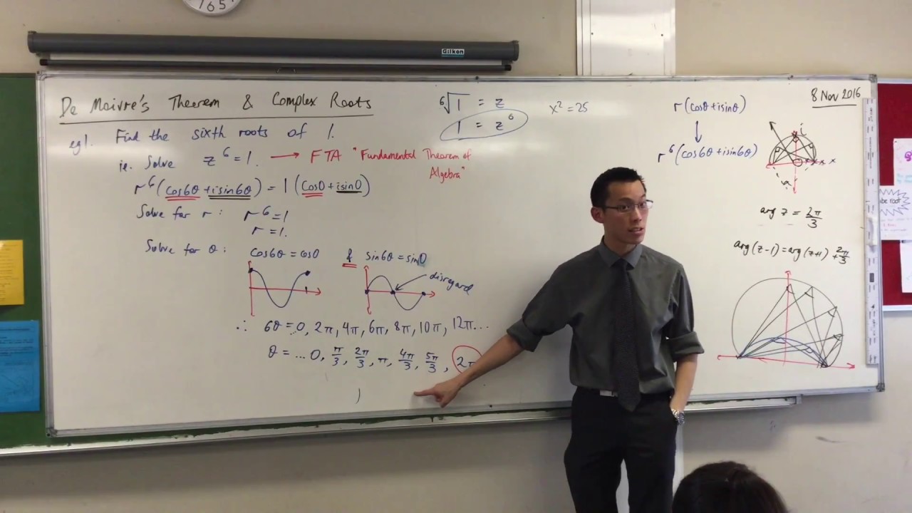 DMT & Complex Roots (3 of 4: Using the fundamental theorem of algebra to justify number of roots) maths is fun