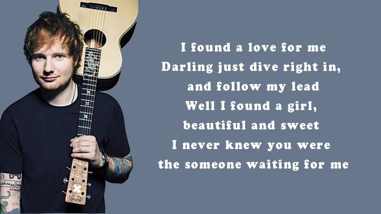 Ed Sheeran perfect lyrics mp4 - YouTube