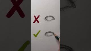 How To Draw Eyelashes! ✨✍️ #Art #Tutorial