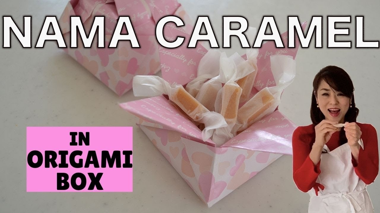 HOW TO MAKE NAMA CARAMEL | Melt in your mouth caramel in Origami Box (EP265) | Kitchen Princess Bamboo