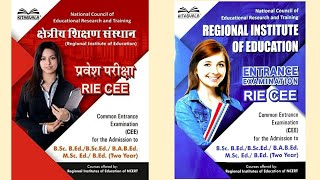 RIE-CEE Exam || RIE CEE B.ED Entrance Exam 2022 || Best Book || Hindi & English Edition