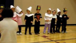 Sydney and Kasey Preschool Thanksgiving program