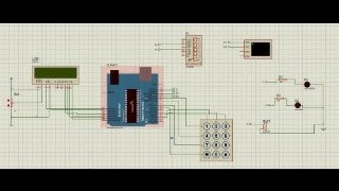 Membuat Sistem Kunci Pintu Otomatis menggunakan Proteus 8 ( TUGAS UAS PIRANTI CERDAS F )