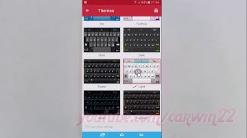 Samsung Galaxy S7 Edge : How to Change Theme in SwiftKey Keyboard (Android Marshmallow)
