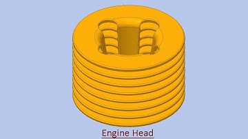 Engine Head (Video Tutorial) Autodesk Inventor