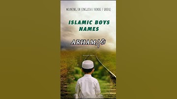 Arham Name Meaning In Urdu English And Hindi #islamicnames #shorts @binyousufofficial1
