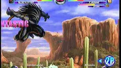 MvC2 Online (360): Ironic Alexander (Ven/Cap/BH) vs Brett (MST) 1 .:11.23.09:.