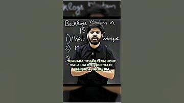 backlogs khatam in 15 days part 4 #iitstatus #motivation #topper #esaral #dropper #backlogs #upsc