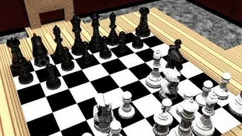 3D Chess Model Animation