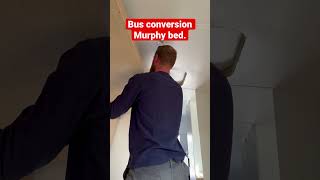 Bus conversion Murphy bed tutorial coming soon. diy busconversion