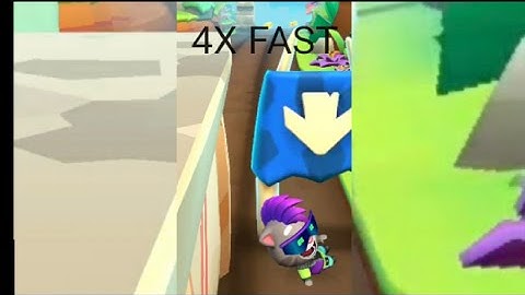 4X Fast Talking Tom Gold Run Cyber Tom Android iOS Gameplay @trascende