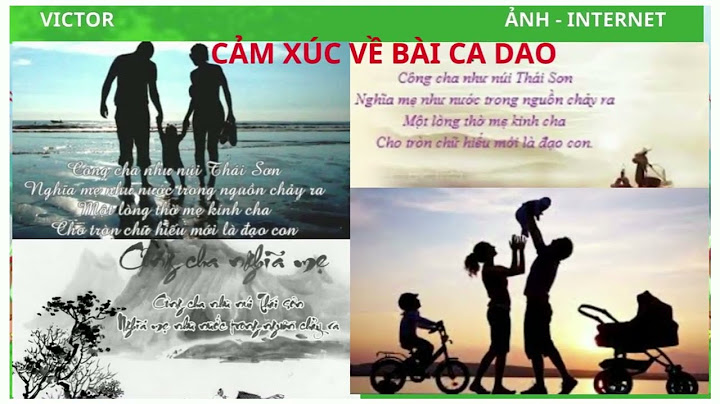 Viết đoạn văn cảm nhận về một bài ca dao