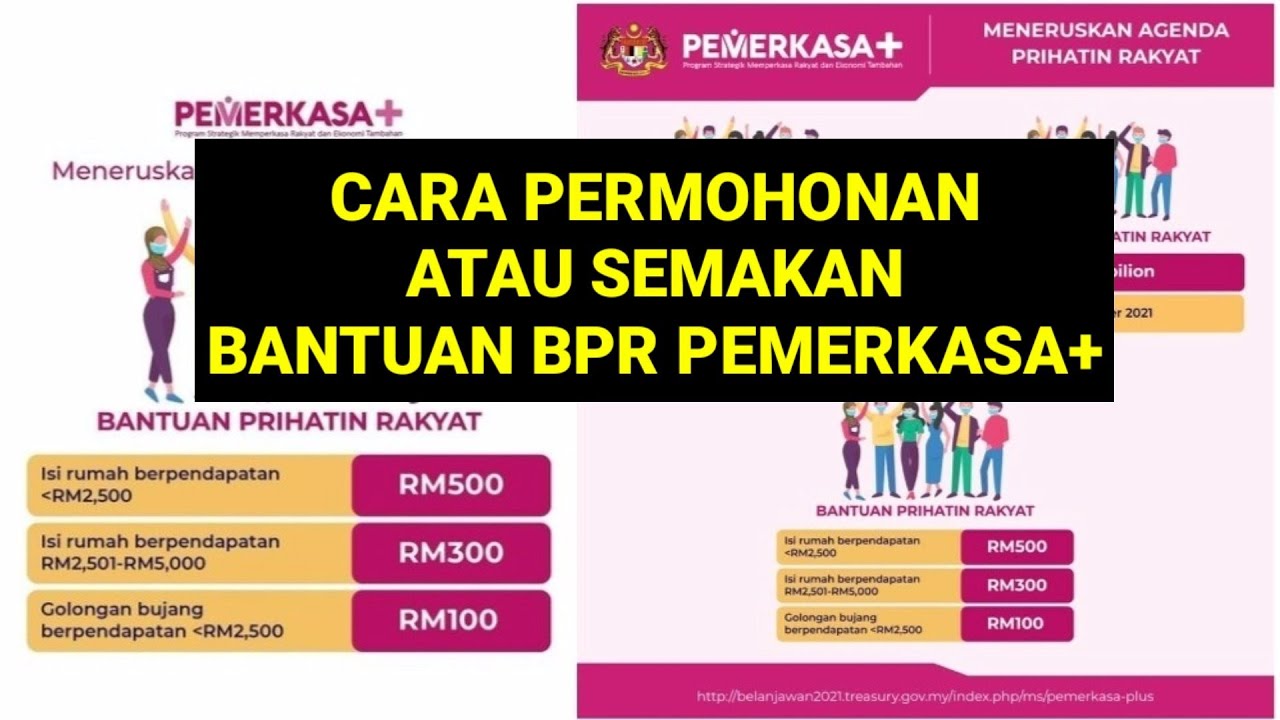 Semakan Bantuan Barangan Dapur Rm100 Sebulan Untuk 3 Bulan